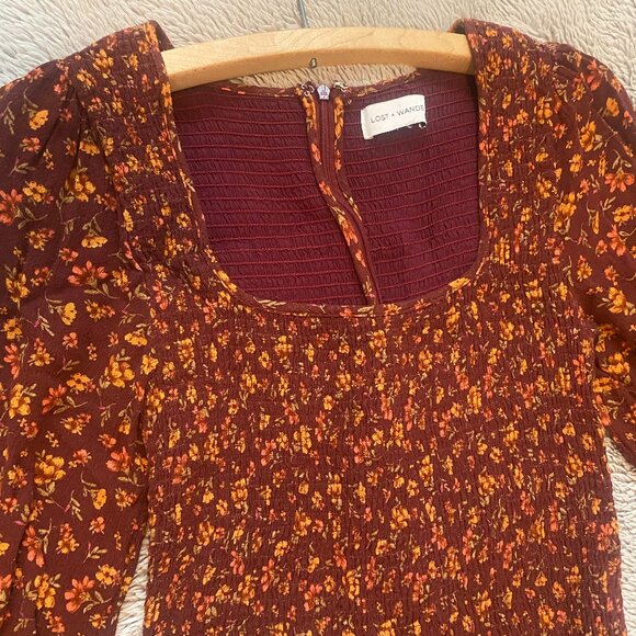 Lost & Wander - Floral Mini Dress/Long Top - XS-Small - Picture 3 of 5